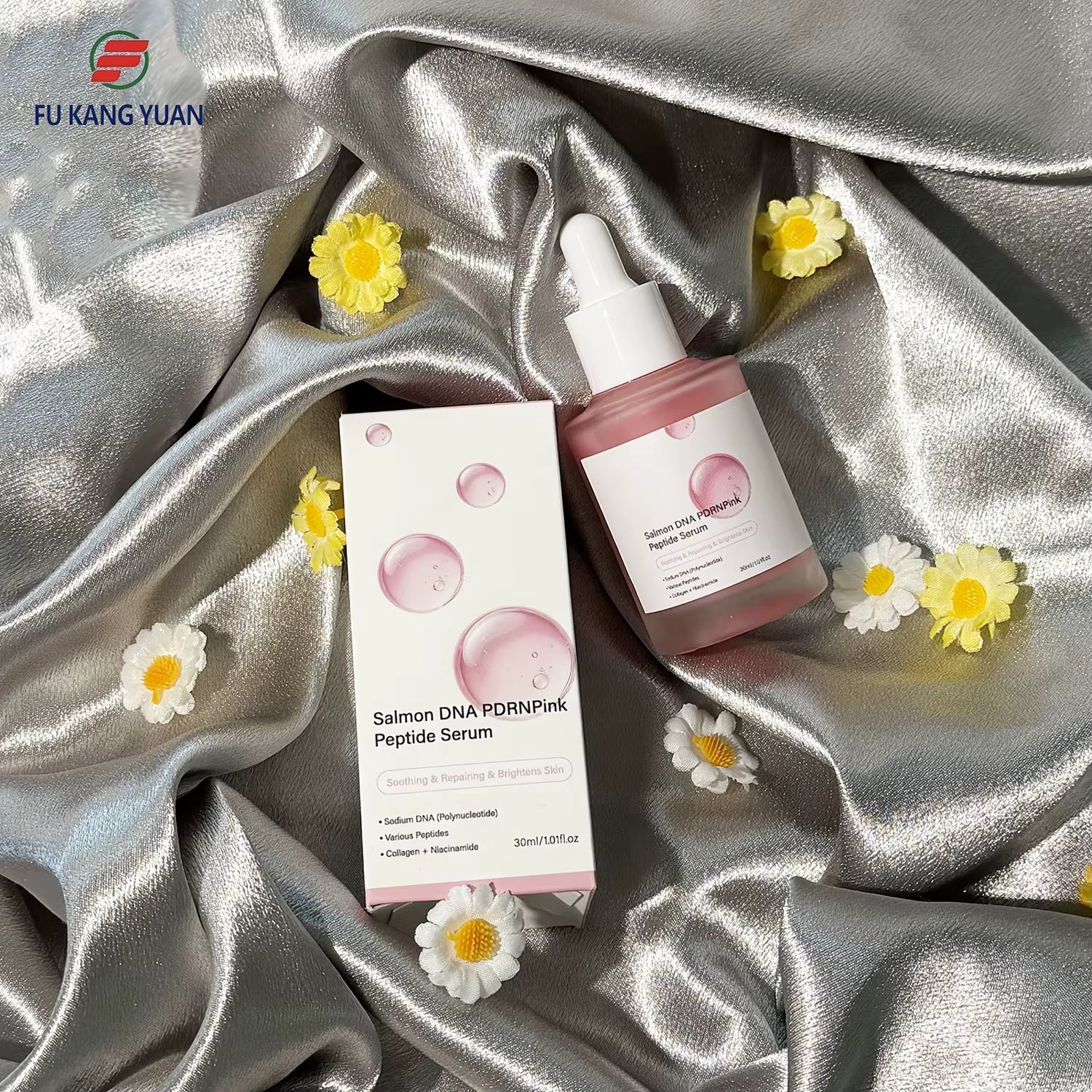 FKY Brightening Anti-Aging Moisturizing Korean Face Night Serum with Collagen PDRN & Peptide Hyaluronic Acid-Private Label