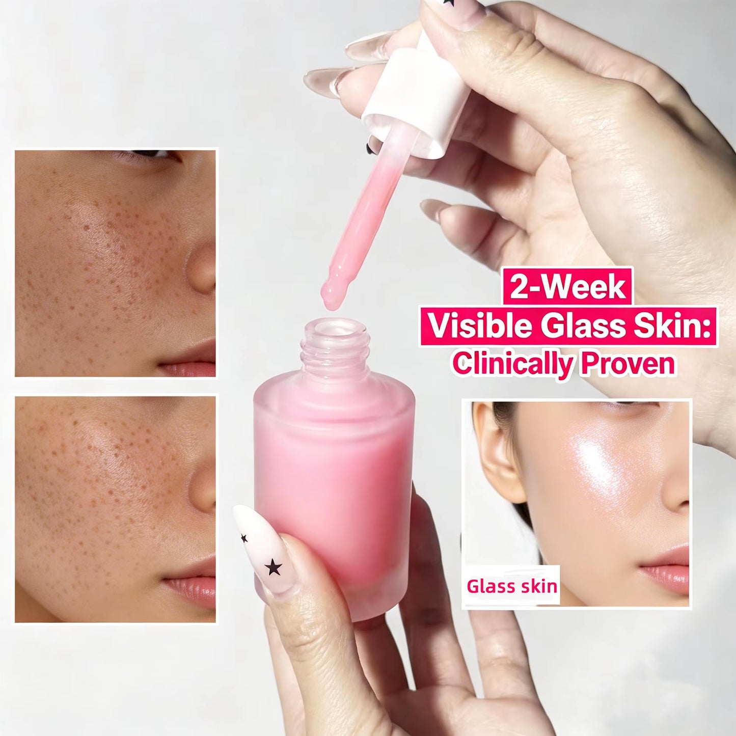 FKY Brightening Anti-Aging Moisturizing Korean Face Night Serum with Collagen PDRN & Peptide Hyaluronic Acid-Private Label