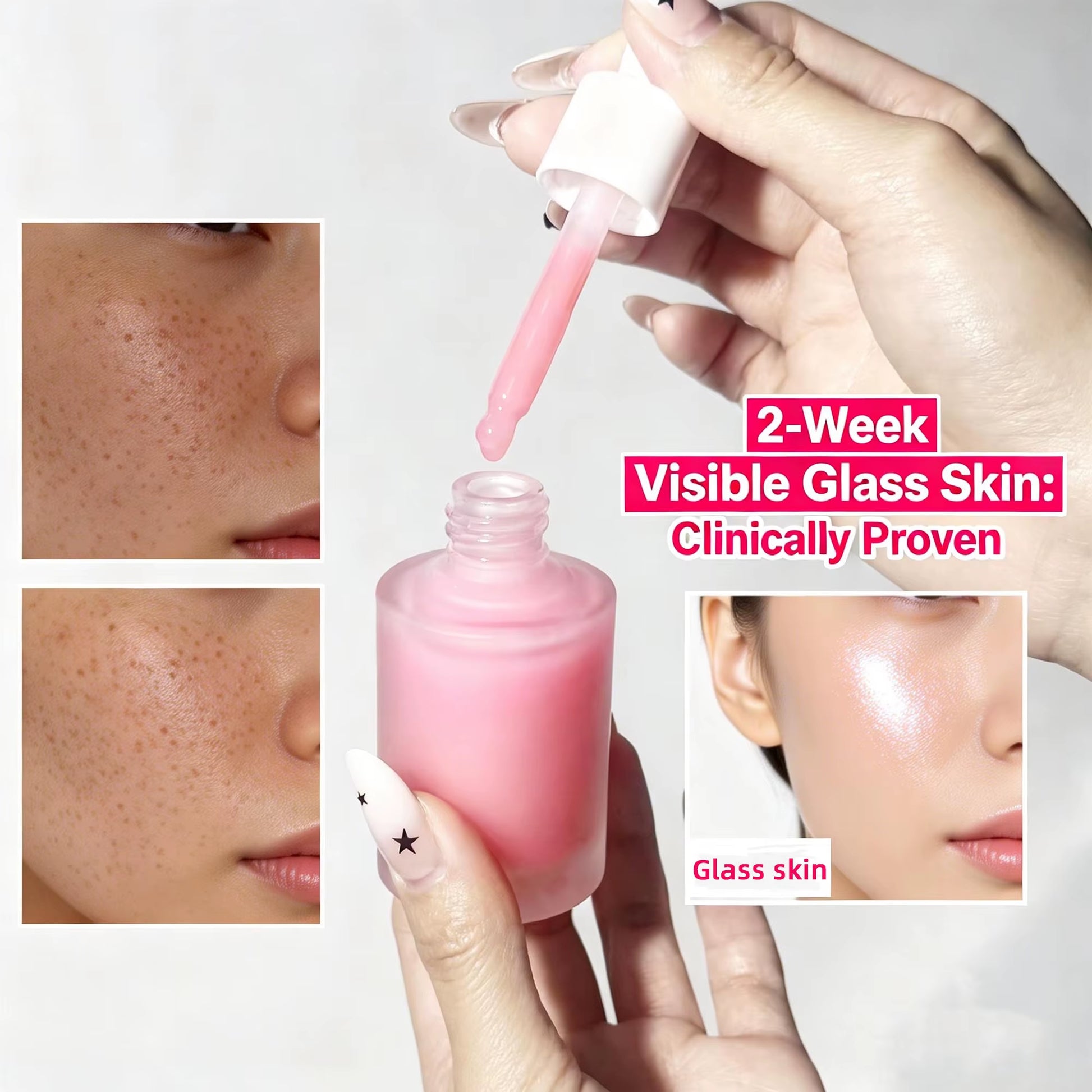 FKY Brightening Anti-Aging Moisturizing Korean Face Night Serum with Collagen PDRN & Peptide Hyaluronic Acid-Private Label